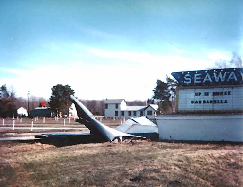 Seaway Drive-In Theatre - Vintage Shot From Harry Mohney And Curt Peterson (newer photo)